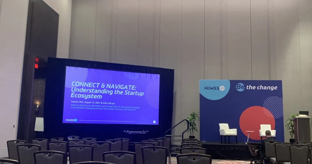 Connect and Navigate! Understanding the Startup Ecosystem session at HIMSS21